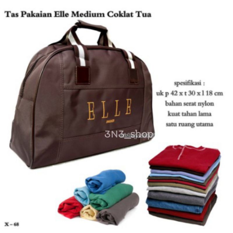 Travel bag medium Tas pakaian jinjing teng-teng