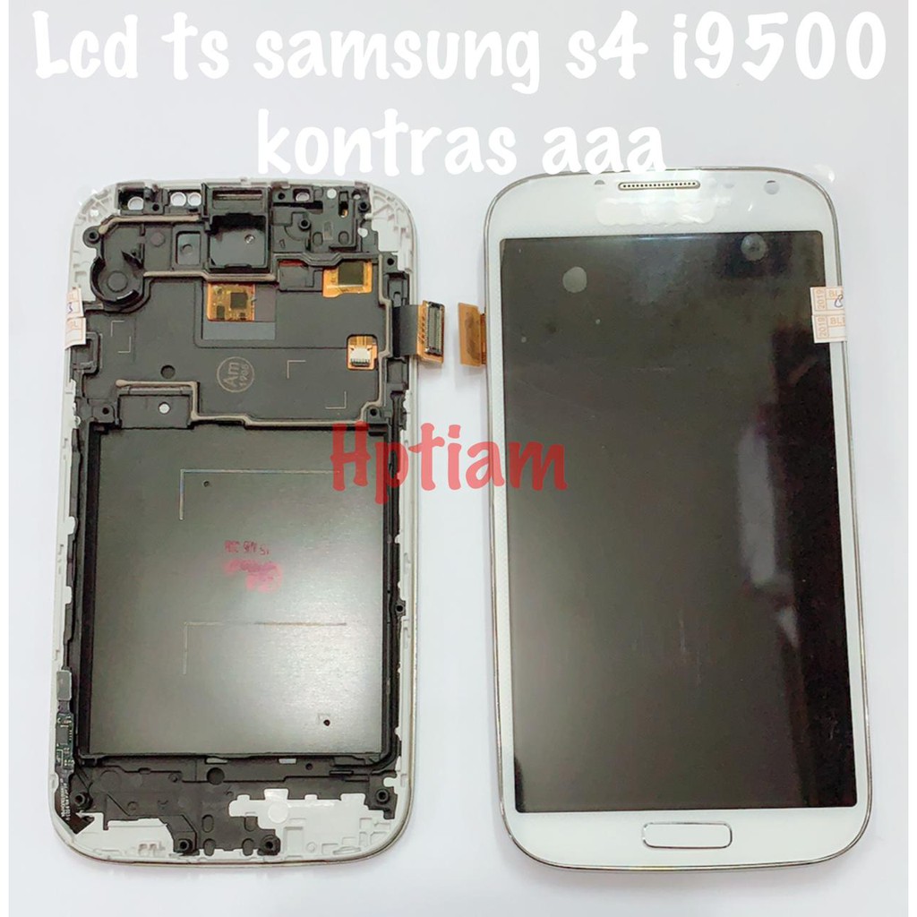 LCD TOUCHSCREEN SAMSUNG GALAXY S4 I9500 FRAME OEM AAA
