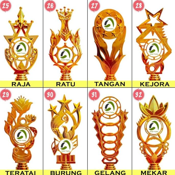 Piala / Trophy Kaki 2 Mini Perisai Marmer