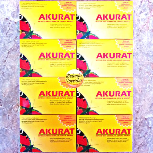 Testpack Akurat Kehamilan Strip / Test Pregnancy Tepat / Tes Uji Hamil Cepat Strip