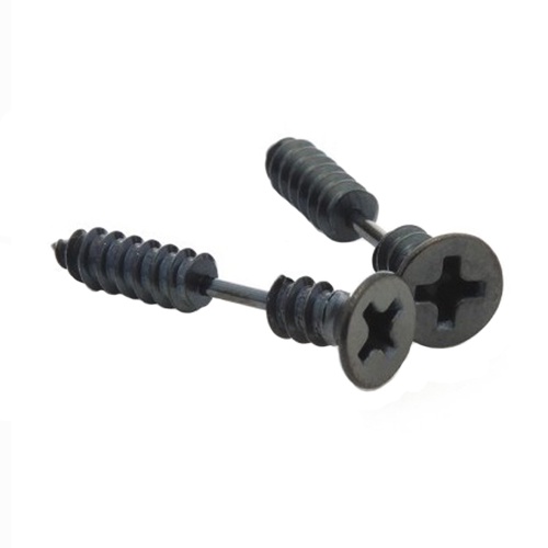 Hu Hu Hu Hu Hu Alat Bantu Pasang Kacamata♡ Anting Tusuk Bentuk Sekrup Bahan Stainless Steel Gaya Punk Gothic Untuk Unisex