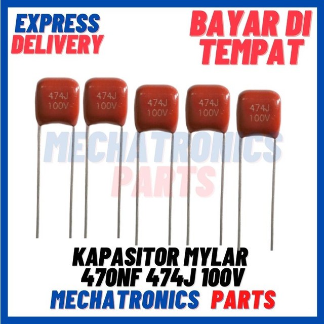 [PAS-9625] KAPASITOR MYLAR 470NF 474J 100V