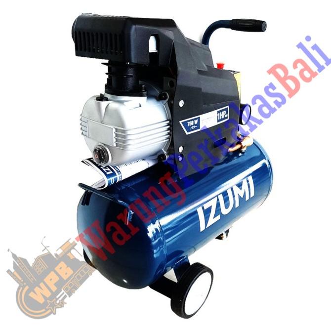 >*>*>*>*] Izumi Mesin Kompresor Angin 1HP 24lt DD1024 Kompresor Listrik