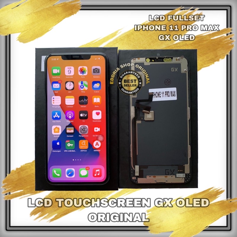 Lcd Touchscreen Iphone 11 Pro Max Oled Gx Original New Fullset