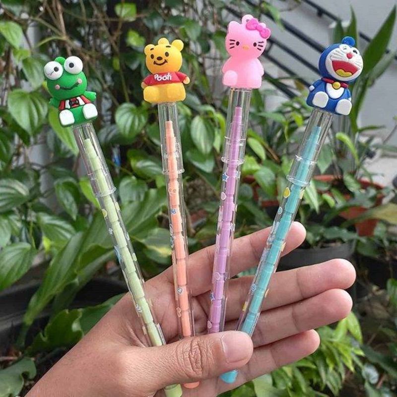

(Harga PerPc) PENSIL SUSUN KARAKTER/KARTUN LUCU BISA BONGKAR PASANG