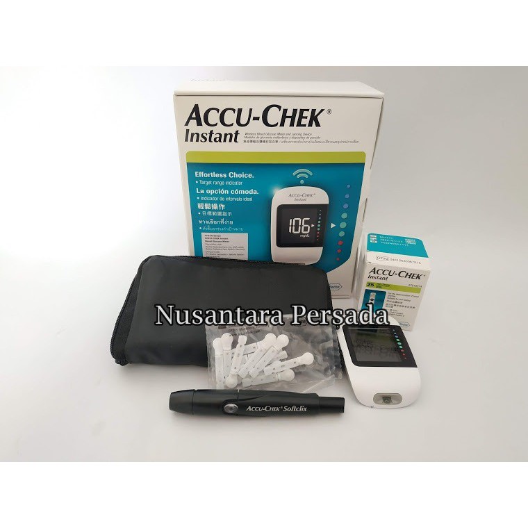 AccuChek Instan Alat Tes Gula Darah Accu Chek AccuCheck 25 Strip