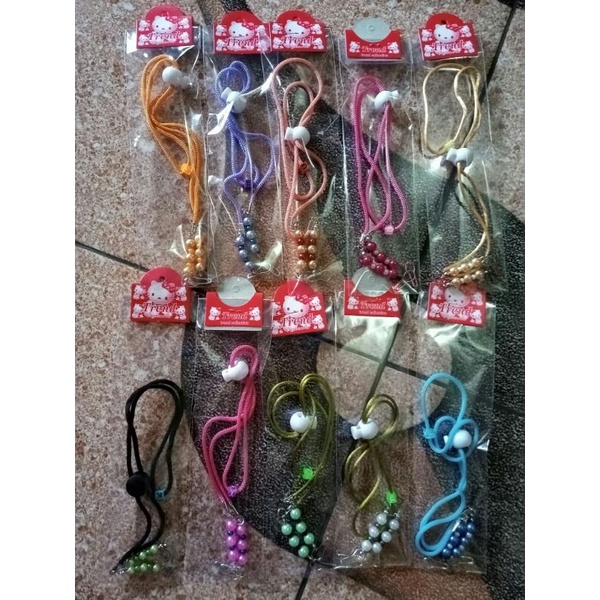kalung masker tali kait peniti.