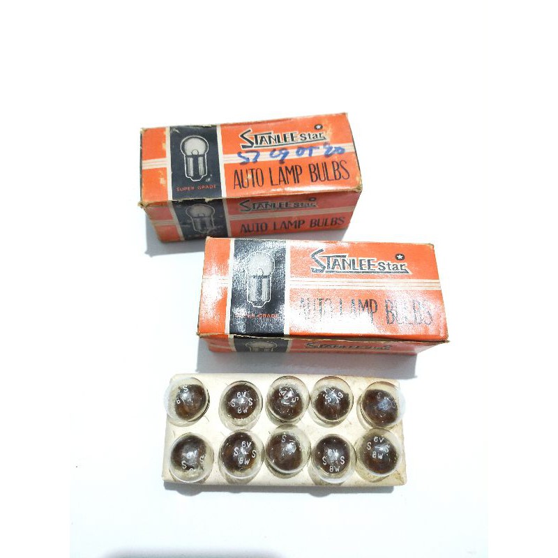 Bohlam Lampu Sein - Riting Honda GL 100 - GL 125 - GL100 - GL125 6V 6 VOLT