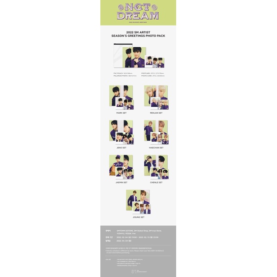 pelunasan photopack nct dream sg'22