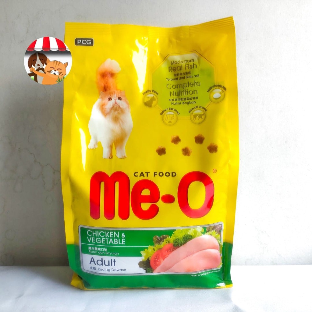 Meo Chicken Vegetable 1.2kg Freshpack - Makanan Kucing Dewasa Me-O