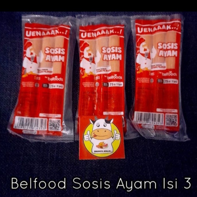 

FROZEN FOOD BELFOODS SOSIS AYAM ISI 3 - DISASS JOGJA