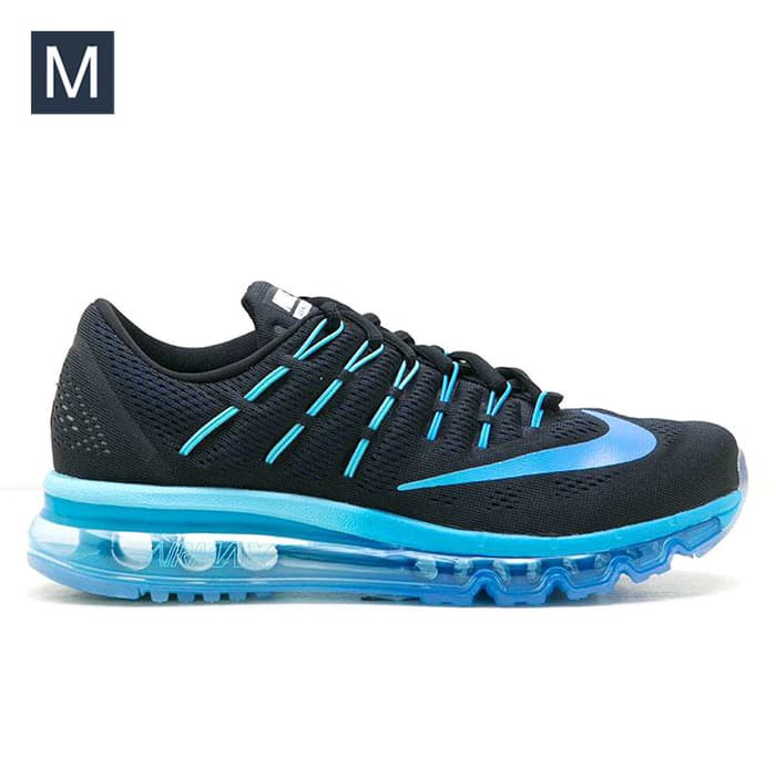Sepatu Wanita Nike Air Max 2016 Black Blue Women Original