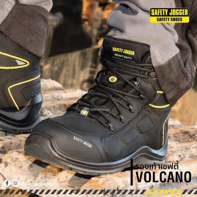 Sepatu Safety Jogger Volcano Black 41