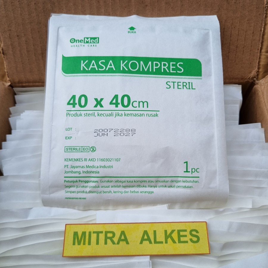 Kasa Kompres Steril 40x40 cm. Kasa Kompress Sterile 40 x 40cm OneMed.