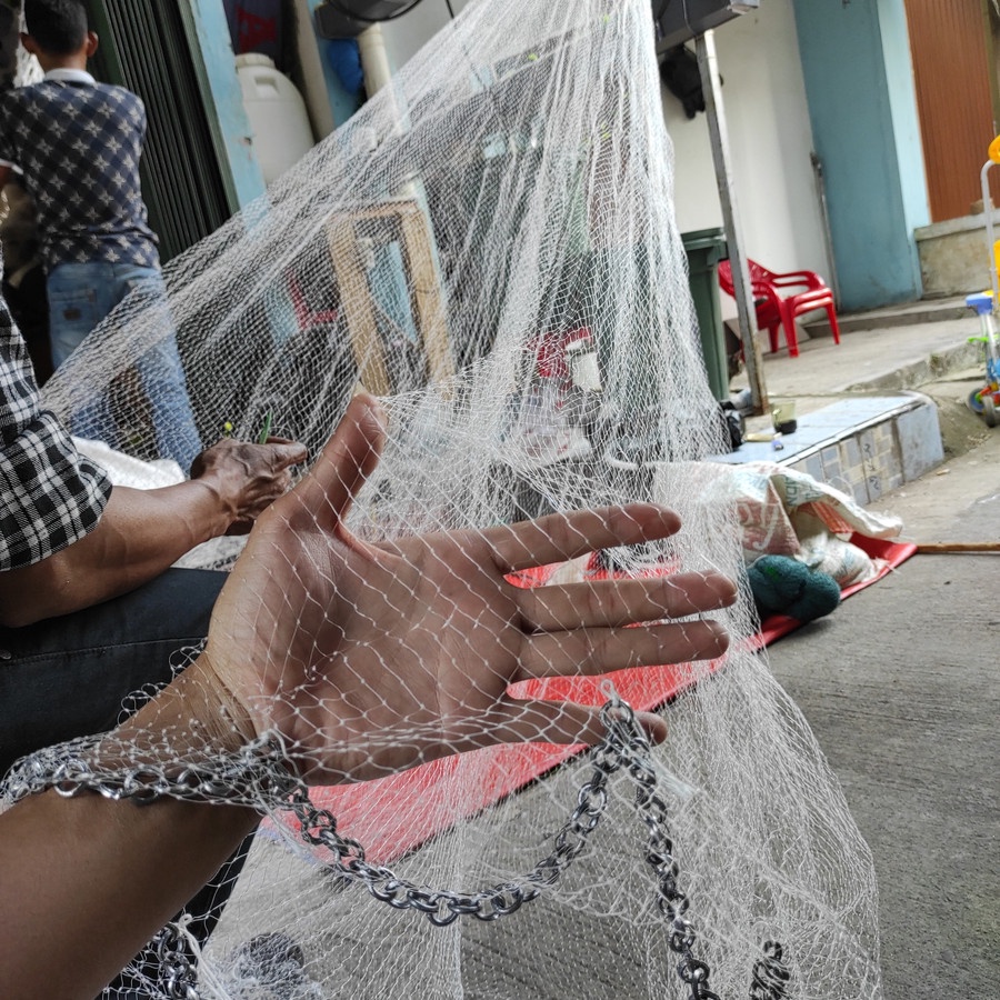 Jala Lempar 12 feet full tebar untuk Ikan Udang