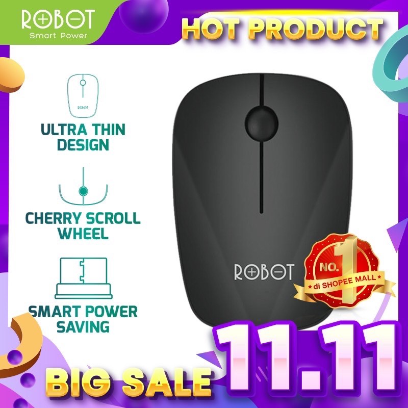 MOUSE ROBOT M220 WIRELESS 16000DPI PRECISE CONTROL