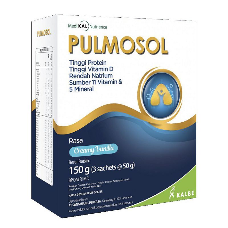 

Pulmosol 150gr rasa vanila