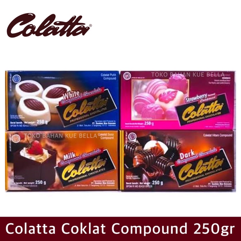 COLATTA Compound MILK 250gr - Collata Coklat Batang