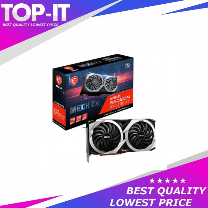 New Diskon Msi Radeon Rx 6700 Xt Mech 2X 12Gb Oc Gddr6 Rx6700Xt Rx6700 Xt