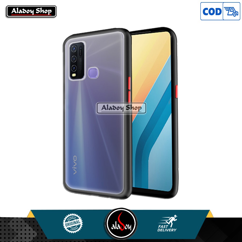 Case VIVO Y30 Y50 Fuze Matte Hybrid Premium Hardcase