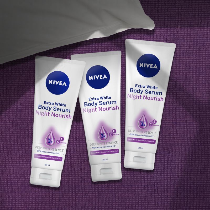 NIVEA BODY SERUM NIGHT whitening 180ml