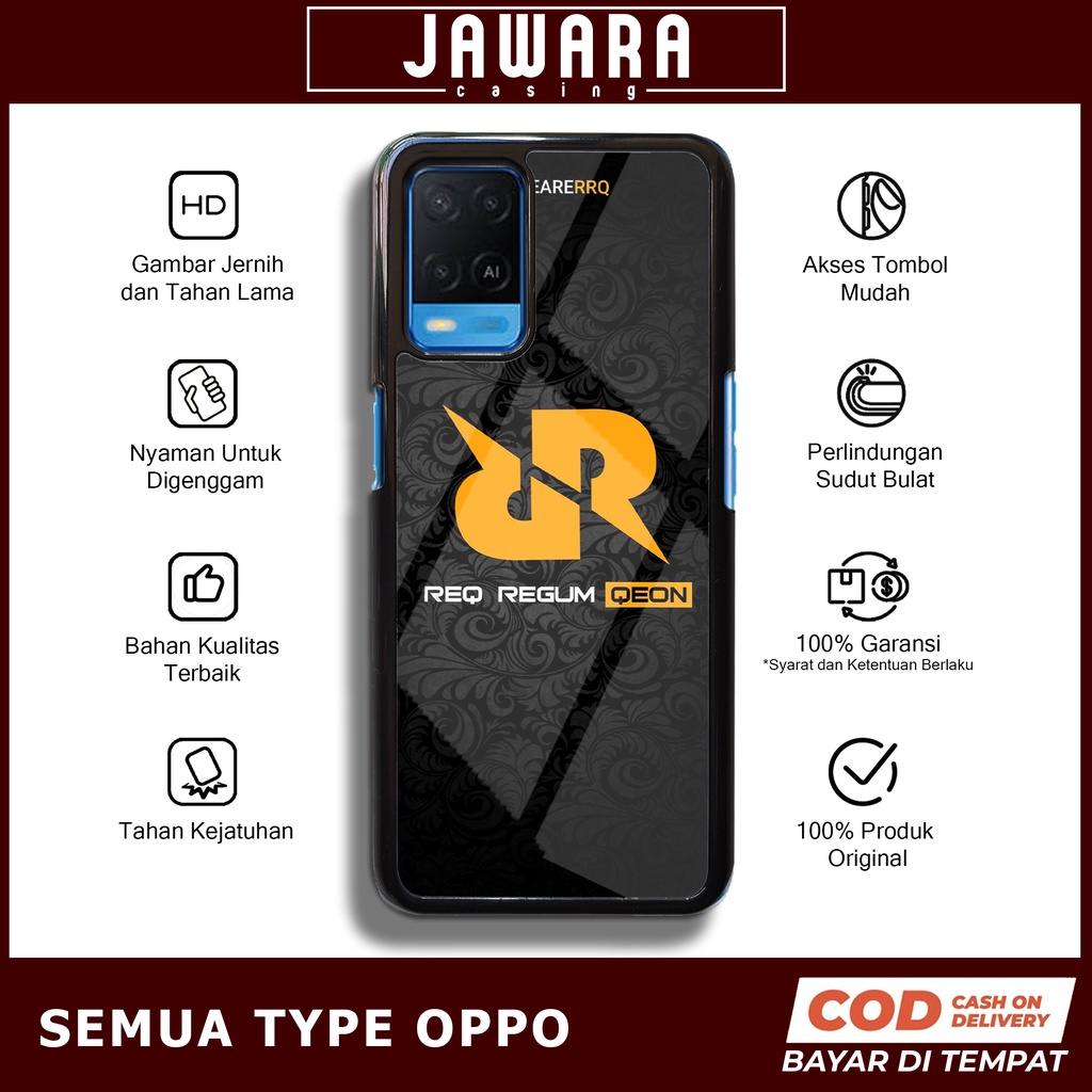 Case Oppo A54 Case Hp Oppo A54 Premium Glossy Jawara Casing [RRQ1] Casing Hp Aesthetic Kesing Hp Kar