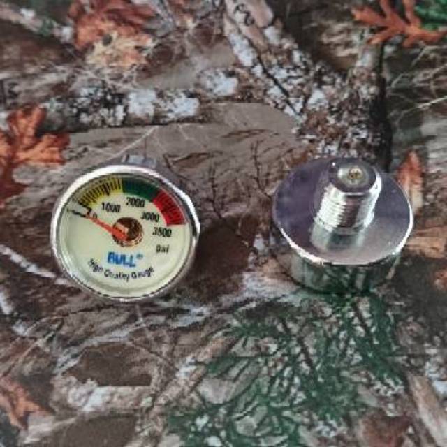 New Manometer BULL Indikator Pengukur Tekanan Angin PCP Original
