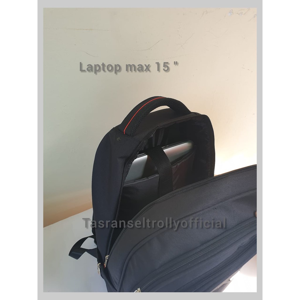 Tas Ransel Laptop Polo Interclub 19&quot;ukuran Besar 100%original.