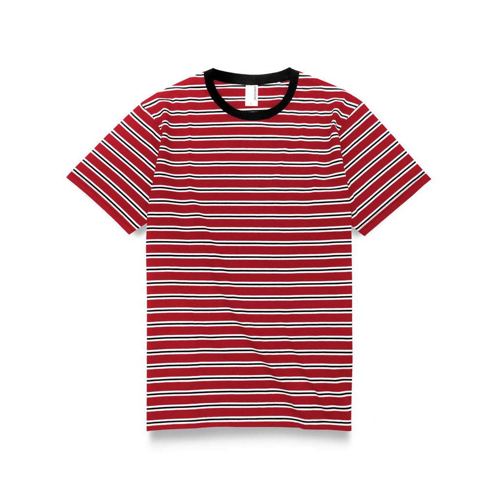 

Human Greatness T-Shirt Stripe Red - White - Black