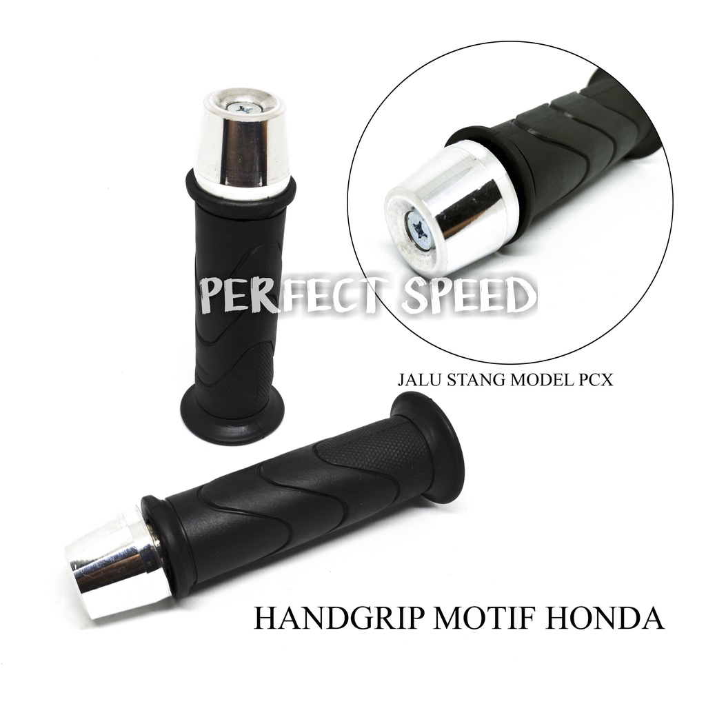 HANDGRIP SEPEDA MOTOR MODEL ORIGINAL HONDA / YAMAHA + JALU STANG MODEL PCX UNIVERSAL TERBARU