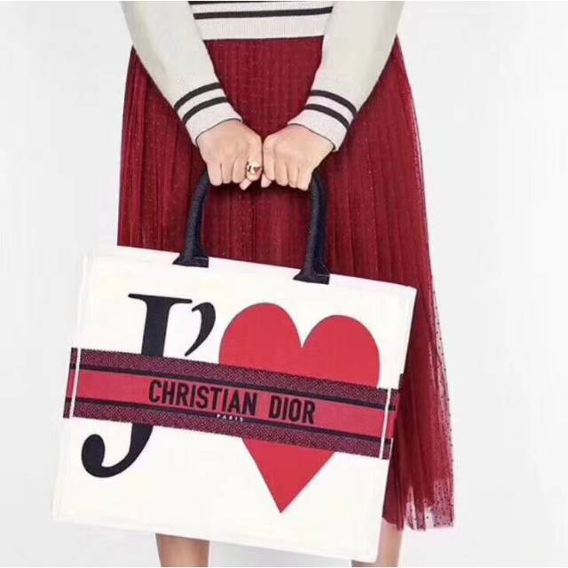 DIOR 1105 Book Tote bag in LOVE DIOR canvas
