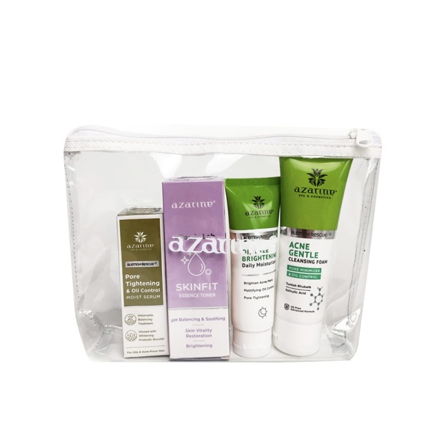 Azarine acne series Paket skincare azarine  paket hemat paket glowing paket skincare murah paket aza