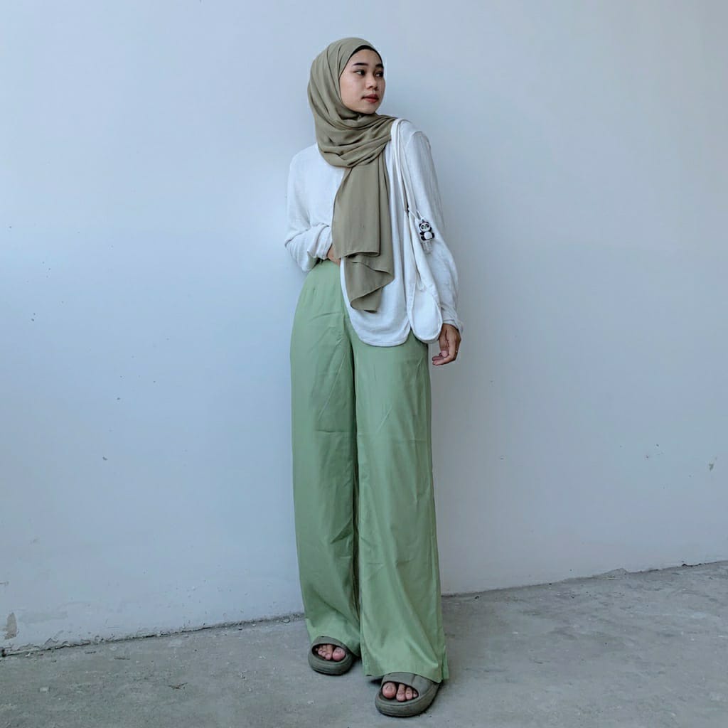 BEFAST - ZEC OOTD Celana Panjang CYIKA / Violet Pants Kulot / Celana Kulot Wanita / Kulot Panjang / Celana Casual / Kulot Polos / Celana Model Wanita Korean / Kulot Banyak warna / Celan Terlaris / Celana Kerja/Kampus