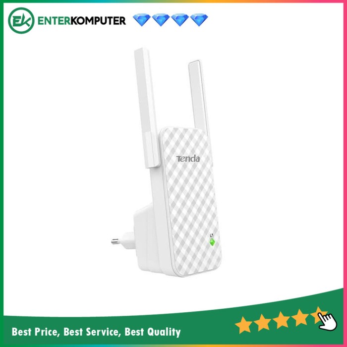 Tenda 300Mbps Wireless N300 Universal Range Extender - A9