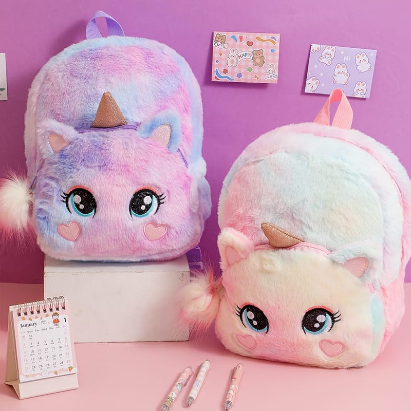 TERLENGKAP Tas Unicorn Tas Blingberry Original Tas Blingberry Paud, TK, Tas Bulu, Tas Sekolah Anak PAUD Unicorn bulu, tas unicorn bulu tas kucing bulu tas jalan anak perempuan kitty tas caticorn kado ultah anak kado unicorn