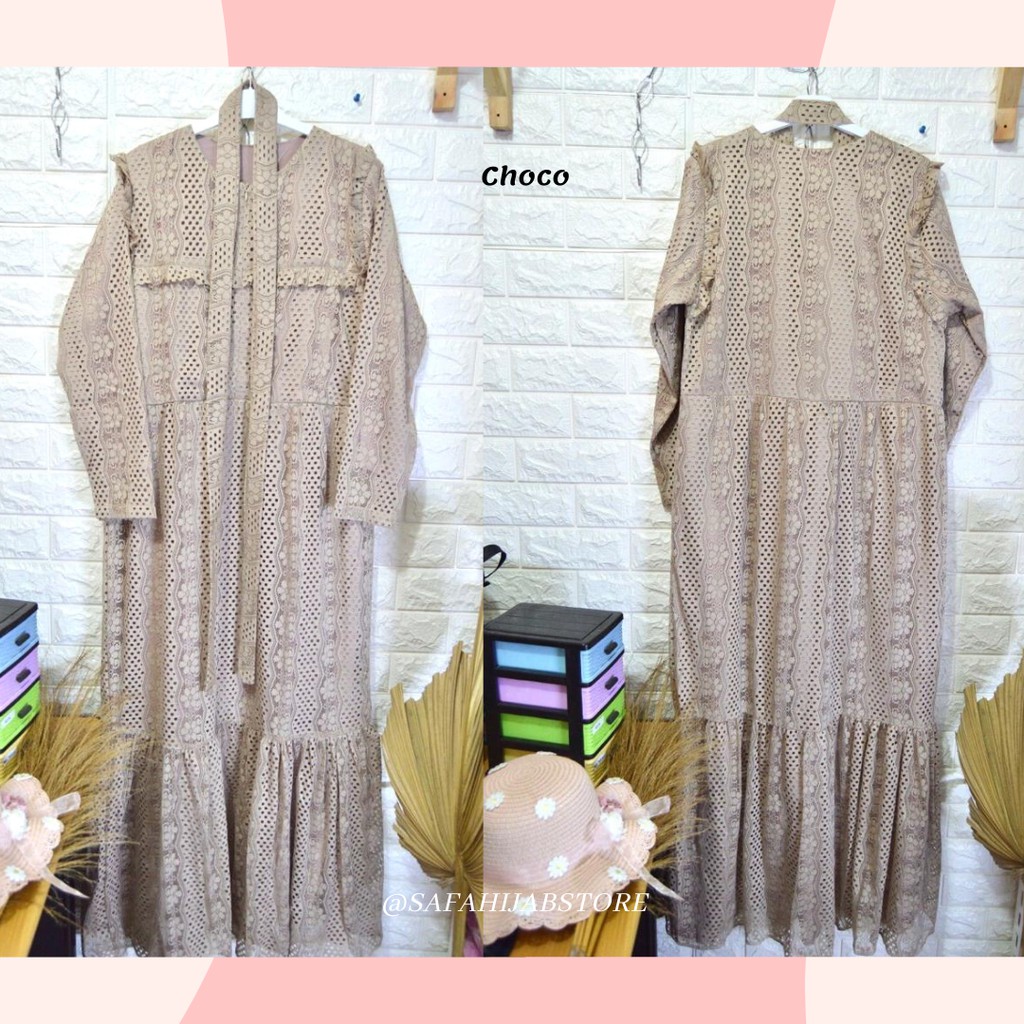 IRENE / SHABBY BROCADE DRESS LD 100 dan LD 110 / BUSUI FRIENDLY / DRESS KONDANGAN