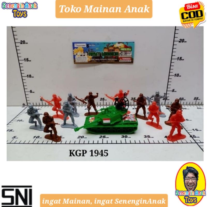 Mainan Tank dan Tentara Plastik Murah - SenenginAnak