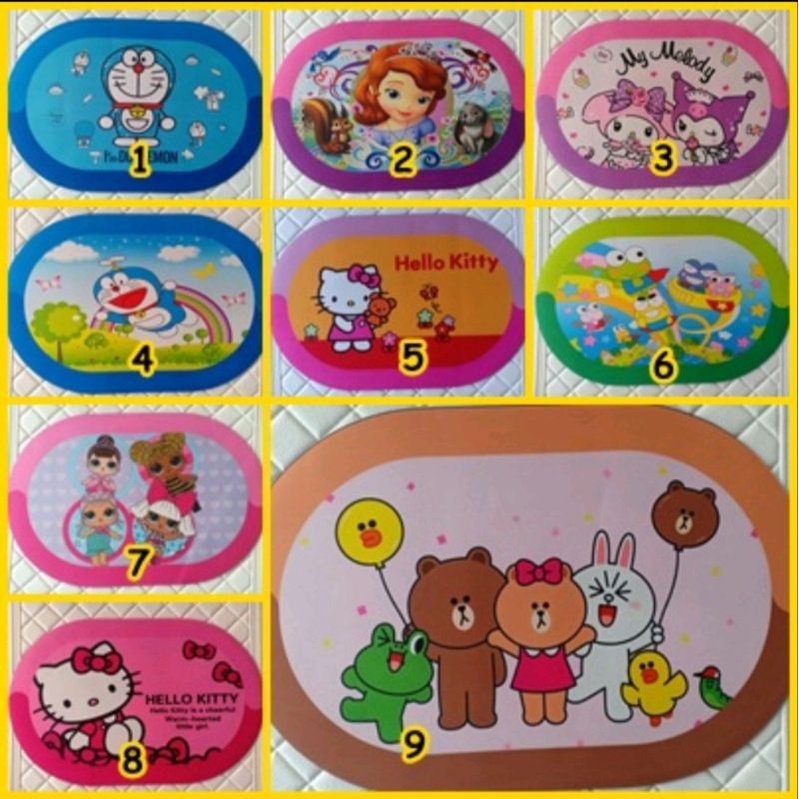 KESET DIATOMITE OVAL KARAKTER / KESET ANTI SLIP