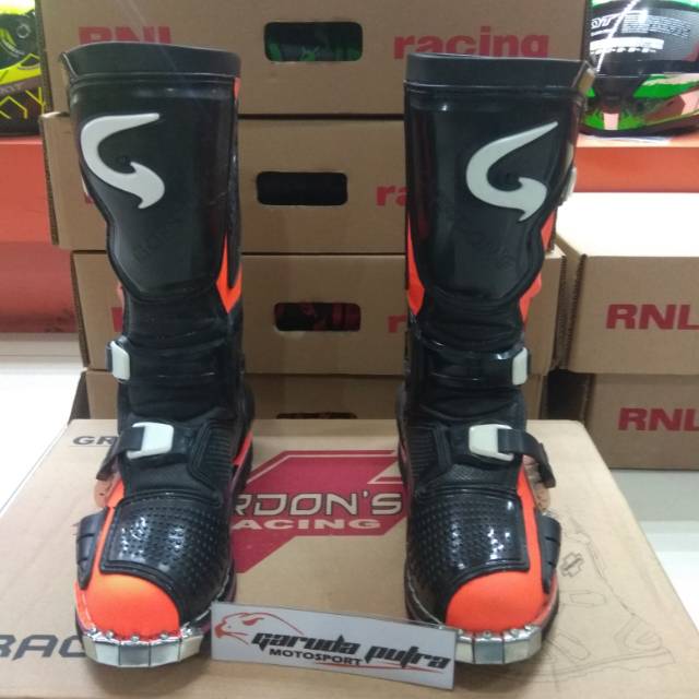 SEPATU TRAIL GORDON'S GRMX ORANGE HITAM
