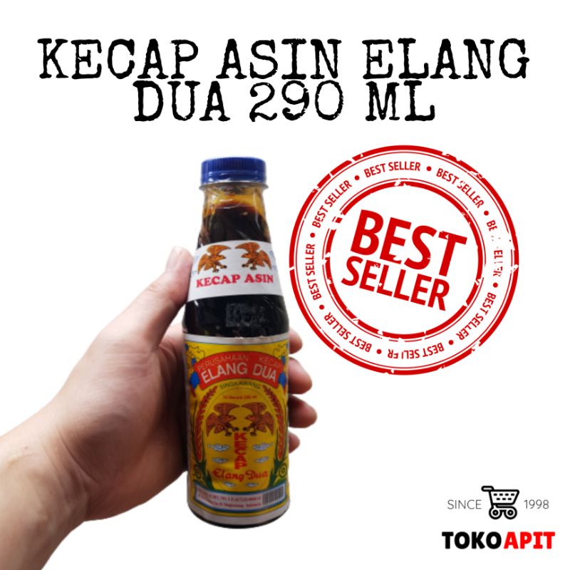 

KECAP ASIN ELANG DUA 290 ML / KECAP ASIN ASLI KALIMANTAN BARAT