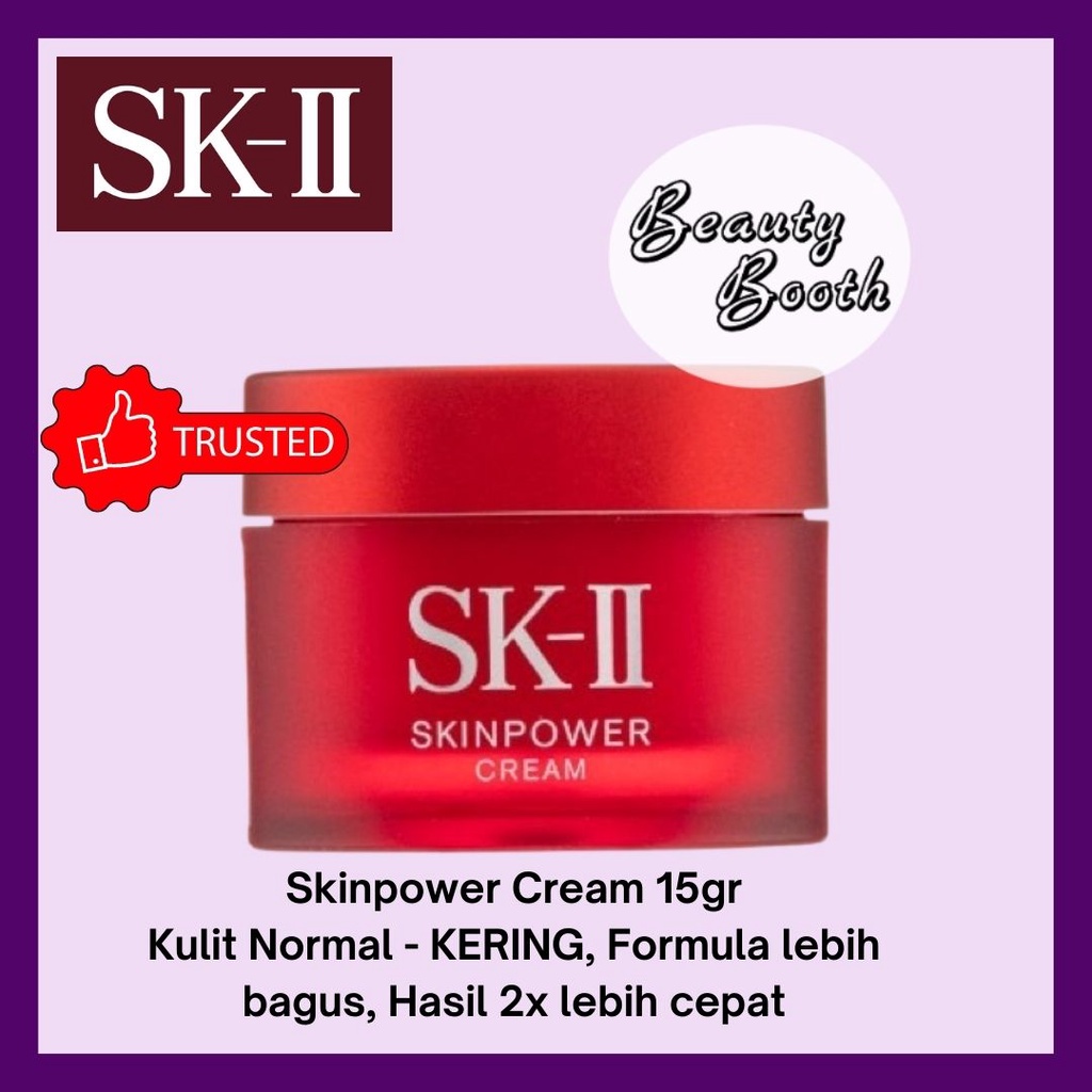 SK-II SK2 SKII Skinpower Cream 15gr Airy Milky Lotion 15gr Skin Power Cream 15gr