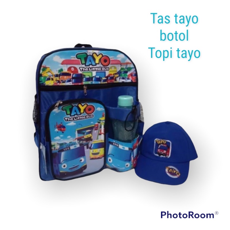 Tas Ransel Tayoee Paket Botol+Topi