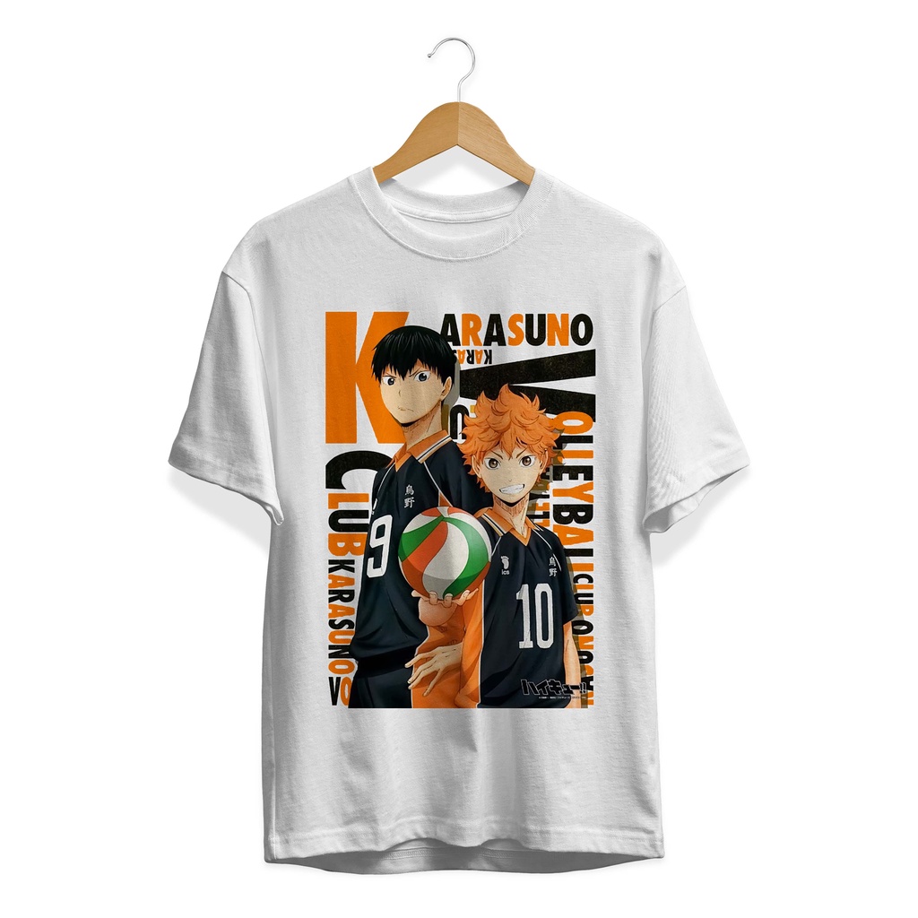 BAJU  KAOS DISTRO TERBARU ANIME  HAIKYU KAGEYAMA HINATA / ANIME JAPAN PREMIUM