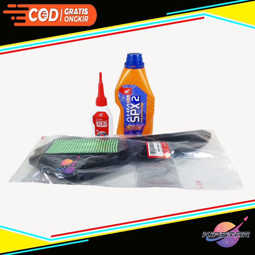 PAKET OLI SPX 2 OLI GARDAN FILTER UDARA PCX 150 / OLI SPX 2 FILTER UDARA PCX 150 PCX OLD K97 / FILTE
