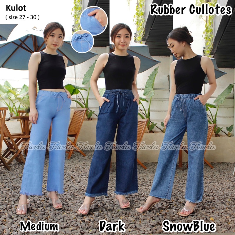 TRIVELA - Celana Pinggang Karet 27-34 Rawis / Rubber Cullotes Rawis