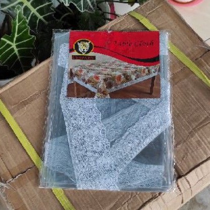 Bulat 6 Kursi Taplak Meja Makan Plastik Bening Bulat 6 Kursi