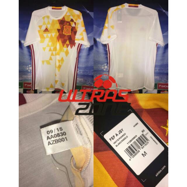 Jersey Original Spain/Spanyol Away 2016 BNWT