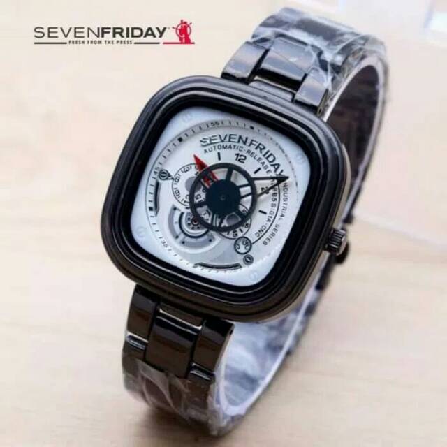 Jam Tangan Wanita Sevenfriday Rantai tanggal aktif udah pakai Box