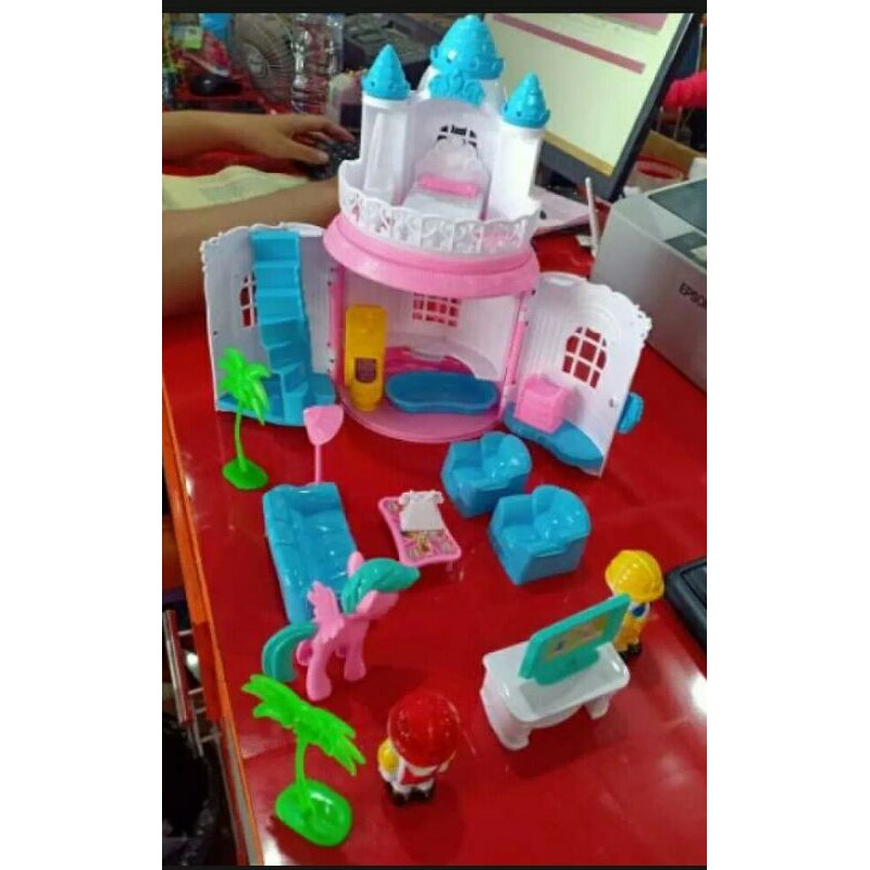 MAINAN ANAK ISTANA KUDA PONI/CASTLE PONI