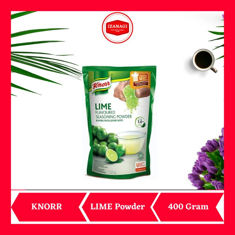 

Knorr lime seasoning powder 400gr (Knorr jeruk nipis)